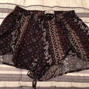 Hollister lightweight shorts with tribal details